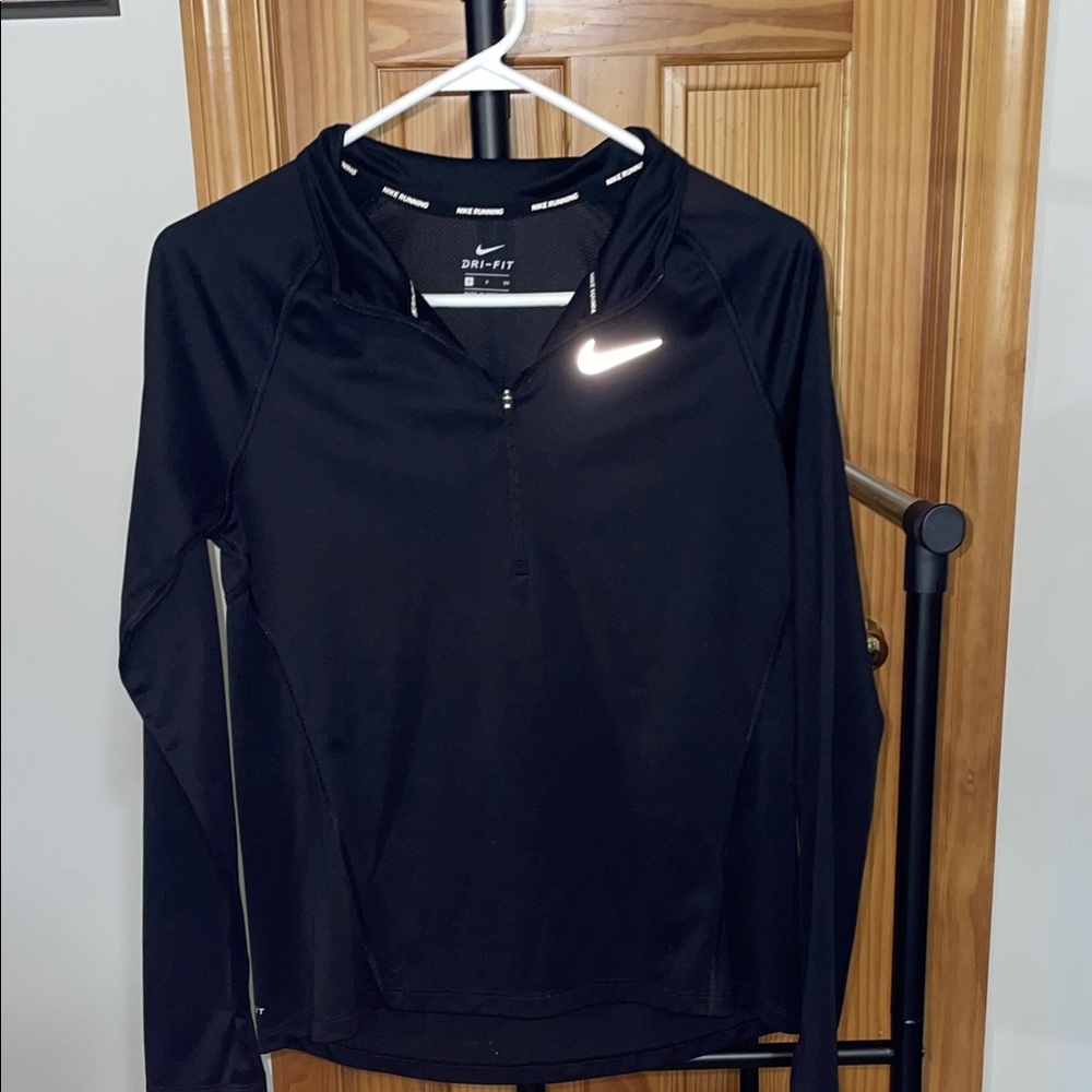 Nike Black Half-Zip Dri-FIT Top